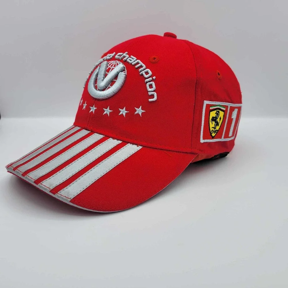 Michael Schumacher Vintage Ferrari F1 Racing Strapback Hat